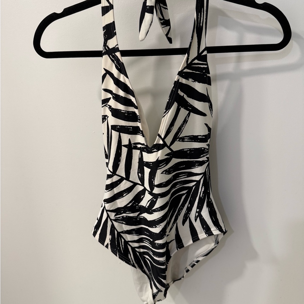 Carmen Marc Valvo Monochrome Swimsuit